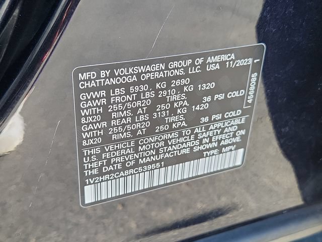 Used 2024 Volkswagen Atlas SE AWD/4WD image 18