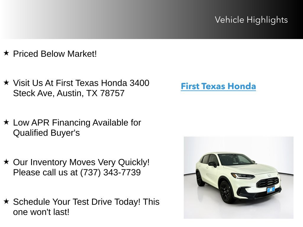Used 2024 Honda HR-V Sport image 10