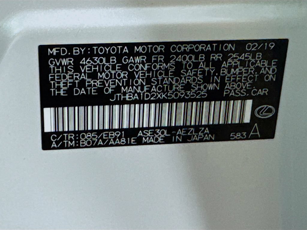 Used 2019 Lexus IS 300 w/ Premium Package RWD image 42