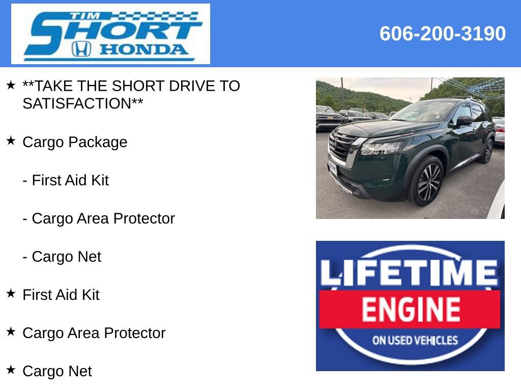 Used 2023 Nissan Pathfinder Platinum w/ Cargo Package AWD/4WD image 5