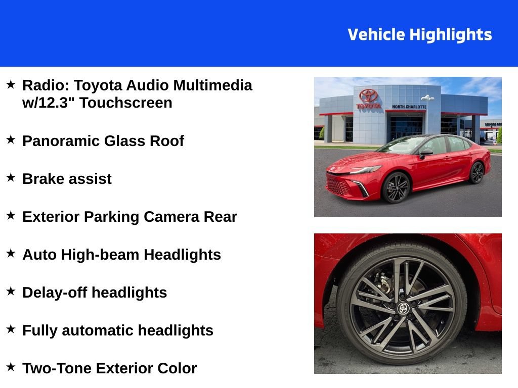 Used 2025 Toyota Camry XSE FWD image 4