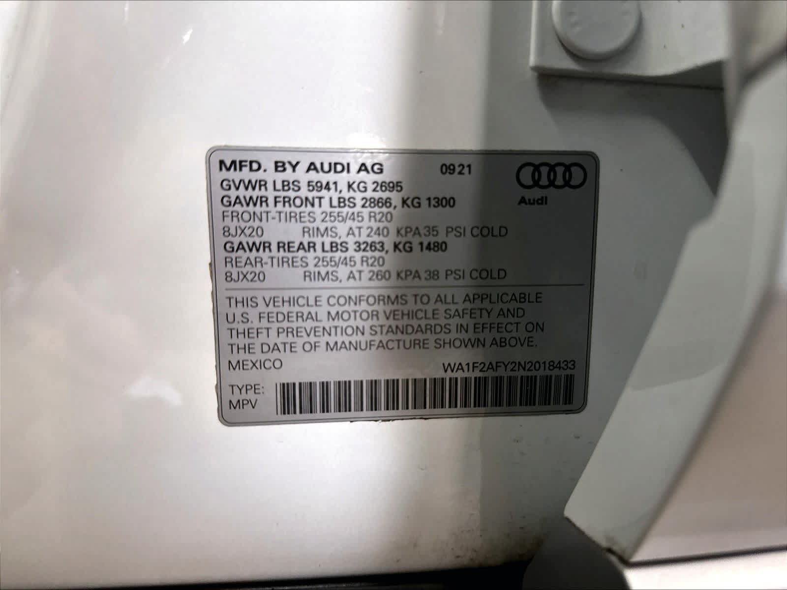Used 2022 Audi Q5 e Prestige w/ Prestige Package AWD/4WD image 35