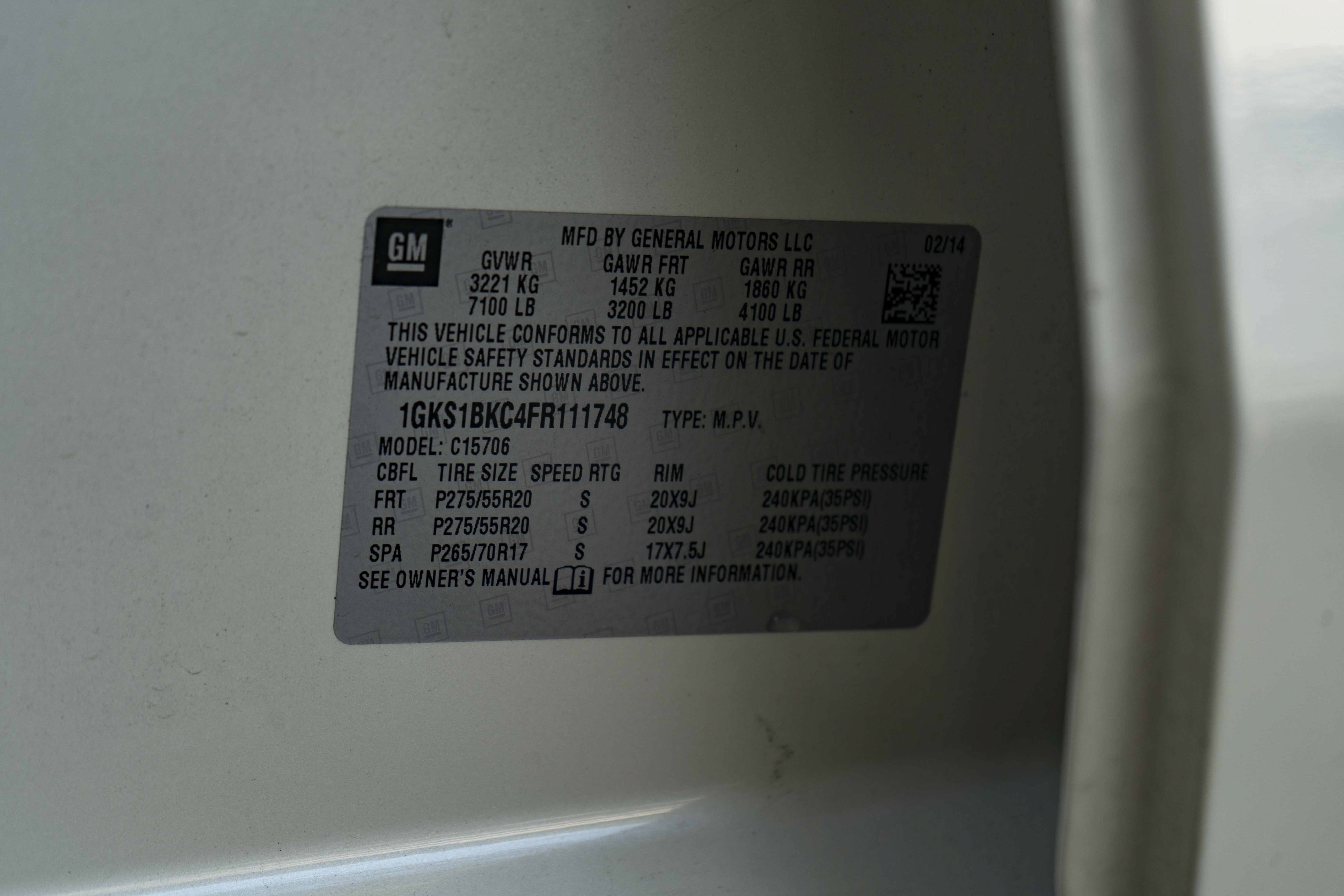 Used 2015 GMC Yukon SLT w/ Open Road Package RWD image 48