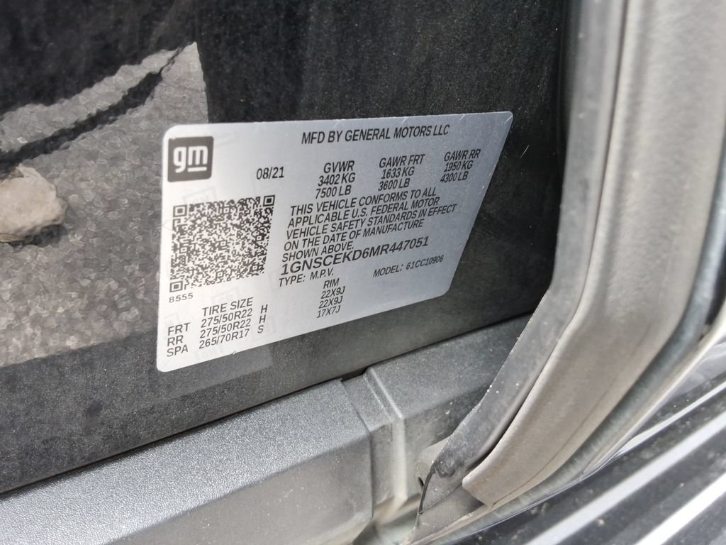 Certified 2021 Chevrolet Suburban RST RWD image 38