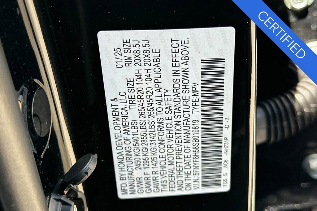 Certified 2025 Honda Passport EX-L image 35