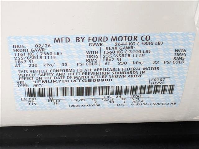 New 2026 Ford Explorer Active w/ Active Comfort Package image 16