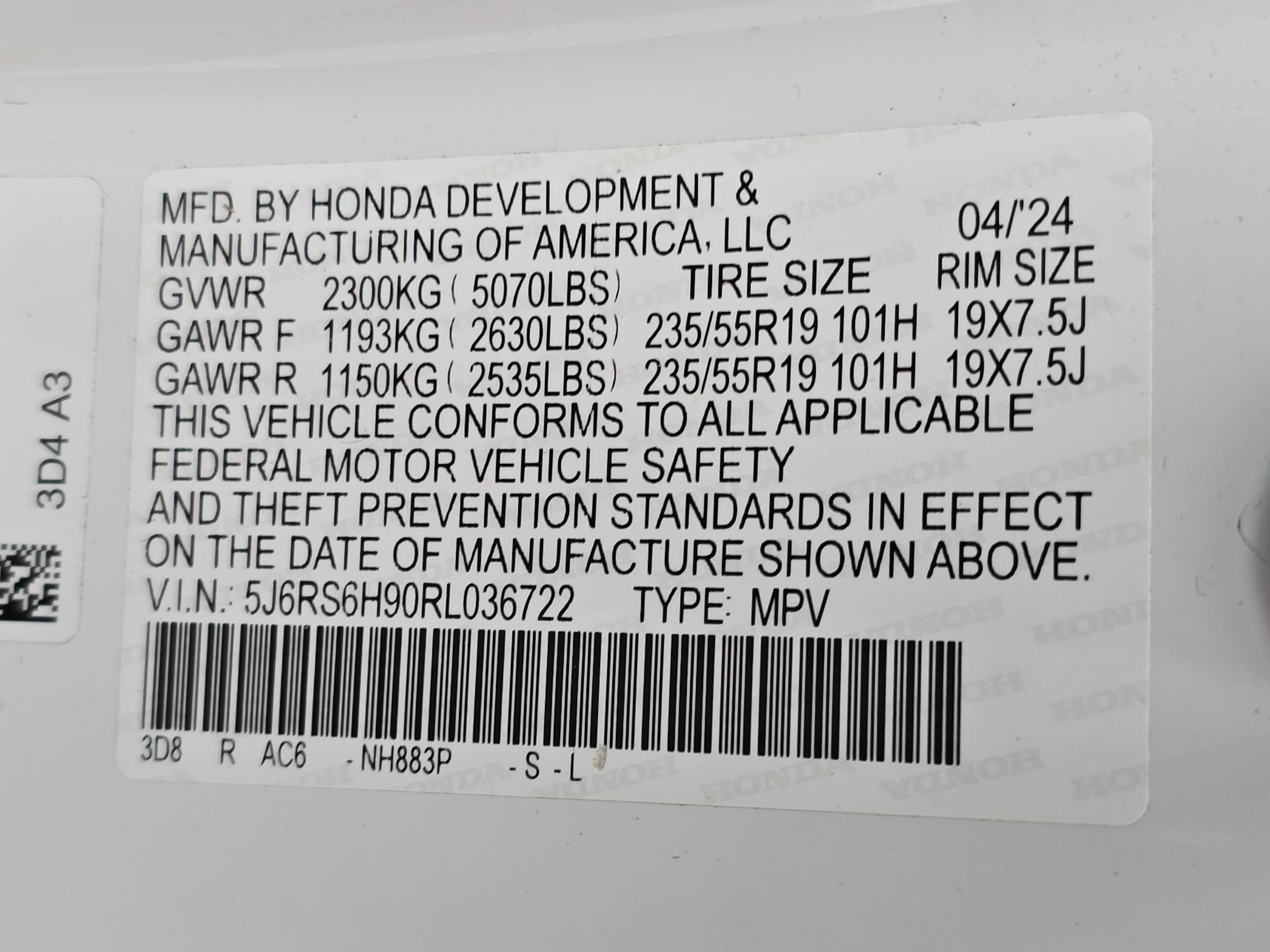 Certified 2024 Honda CR-V Sport Touring image 36