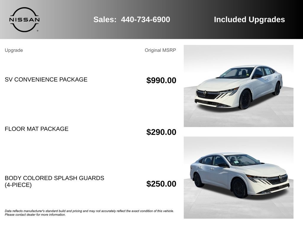 New 2026 Nissan Sentra SV w/ SV Convenience Package image 7