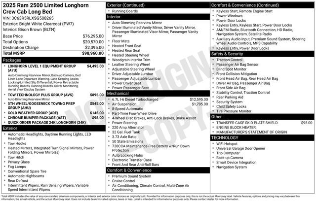 New 2025 RAM 2500 Limited image 29