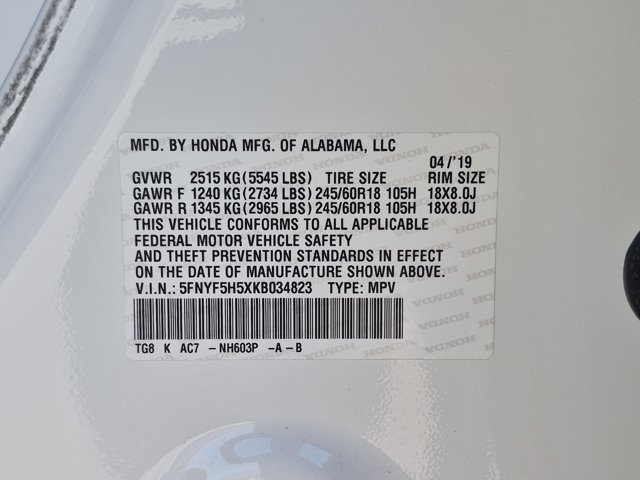 Used 2019 Honda Pilot EX-L image 25