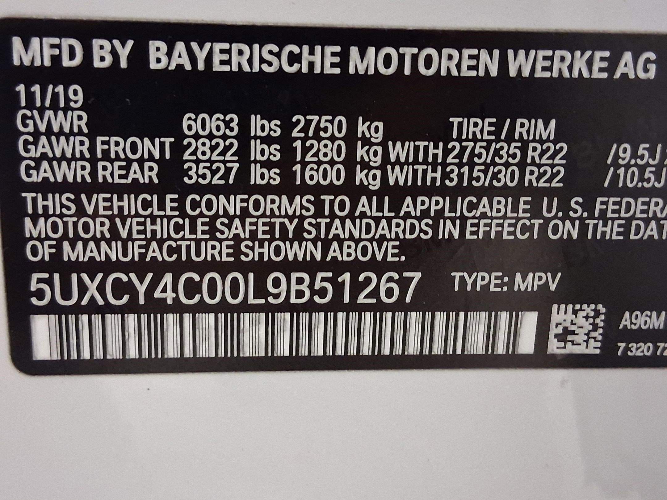 Used 2020 BMW X6 sDrive40i w/ M Sport Package image 20