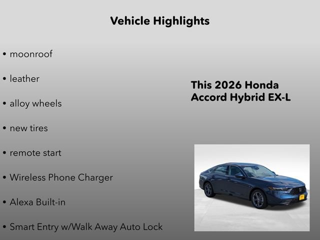 New 2026 Honda Accord EX-L image 15
