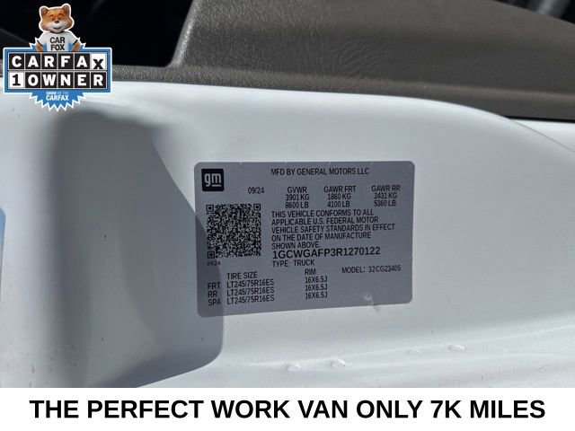 Used 2024 Chevrolet Express 2500 w/ Driver Convenience Package RWD image 30