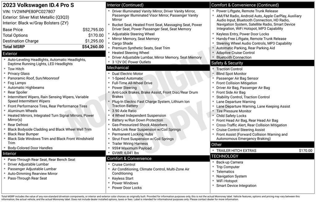 Used 2023 Volkswagen ID.4 Pro S image 6