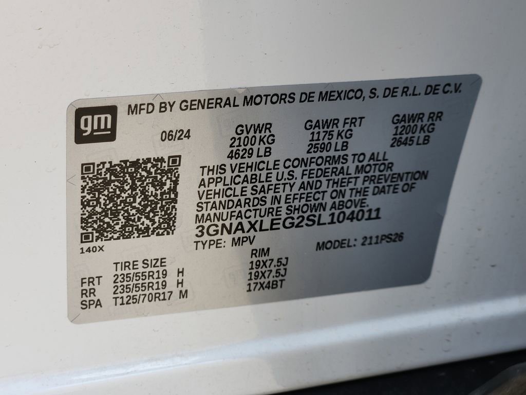 Used 2025 Chevrolet Equinox RS w/ Safety and Technology Package image 40