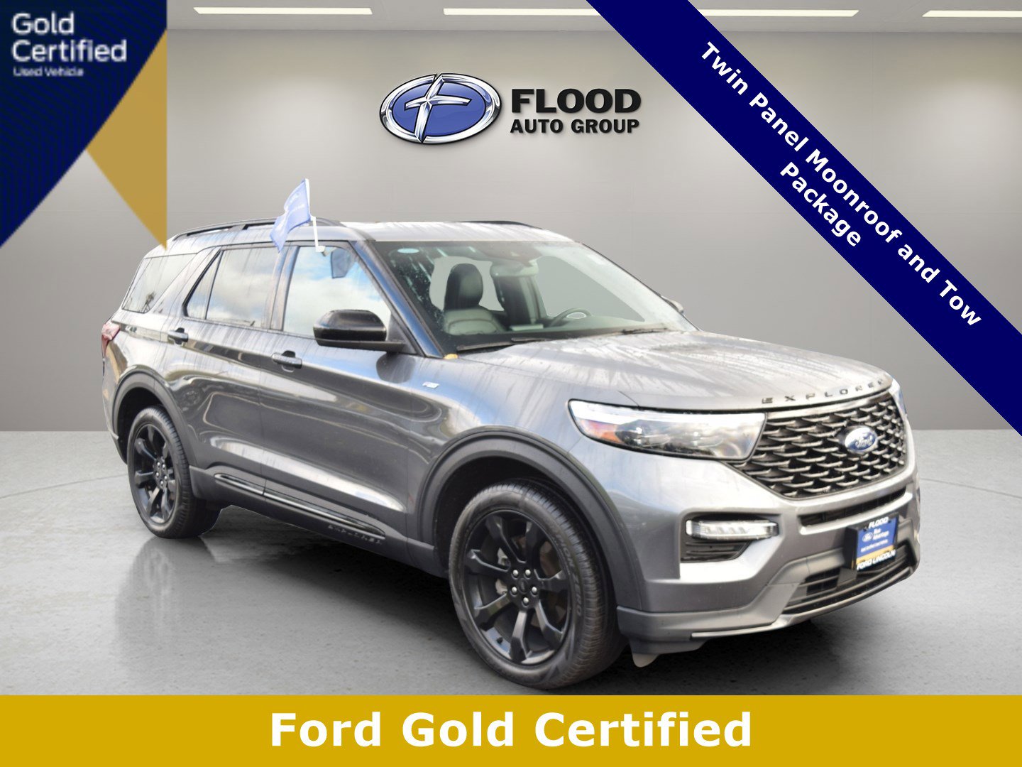 Certified 2024 Ford Explorer ST-Line w/ Class IV Trailer Tow Package image 1