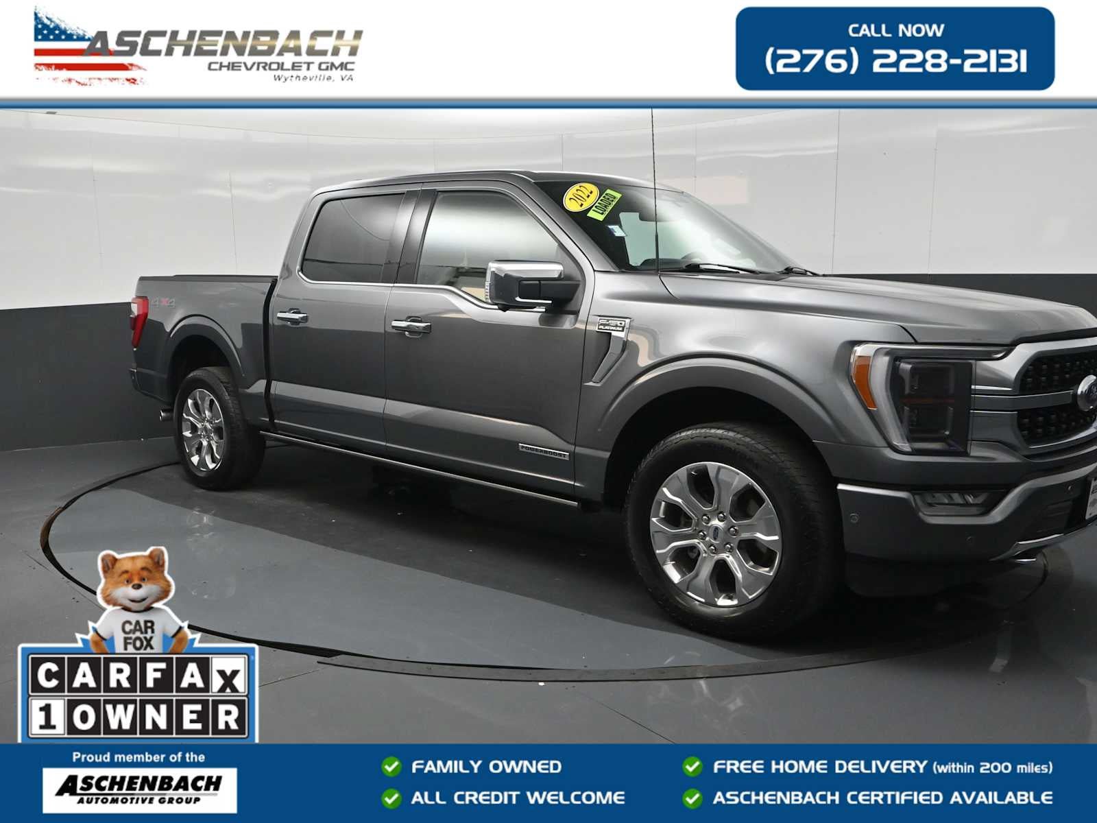 Used 2022 Ford F150 Platinum w/ Equipment Group 701A High AWD/4WD image 1