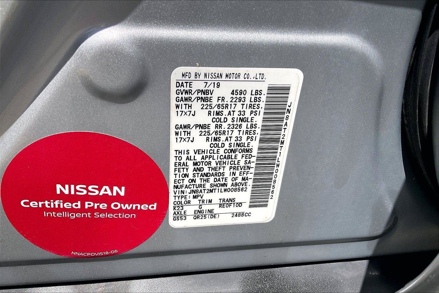 Used 2020 Nissan Rogue S FWD image 34
