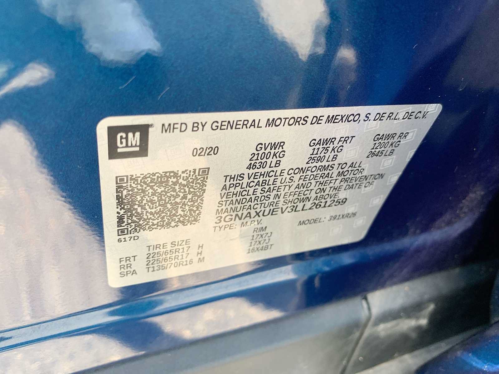 Certified 2020 Chevrolet Equinox LT AWD/4WD image 33