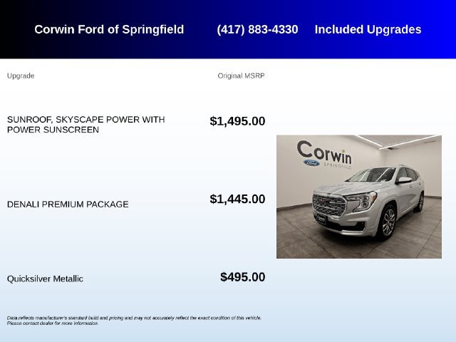 Used 2022 GMC Terrain Denali w/ Denali Premium Package AWD/4WD image 5