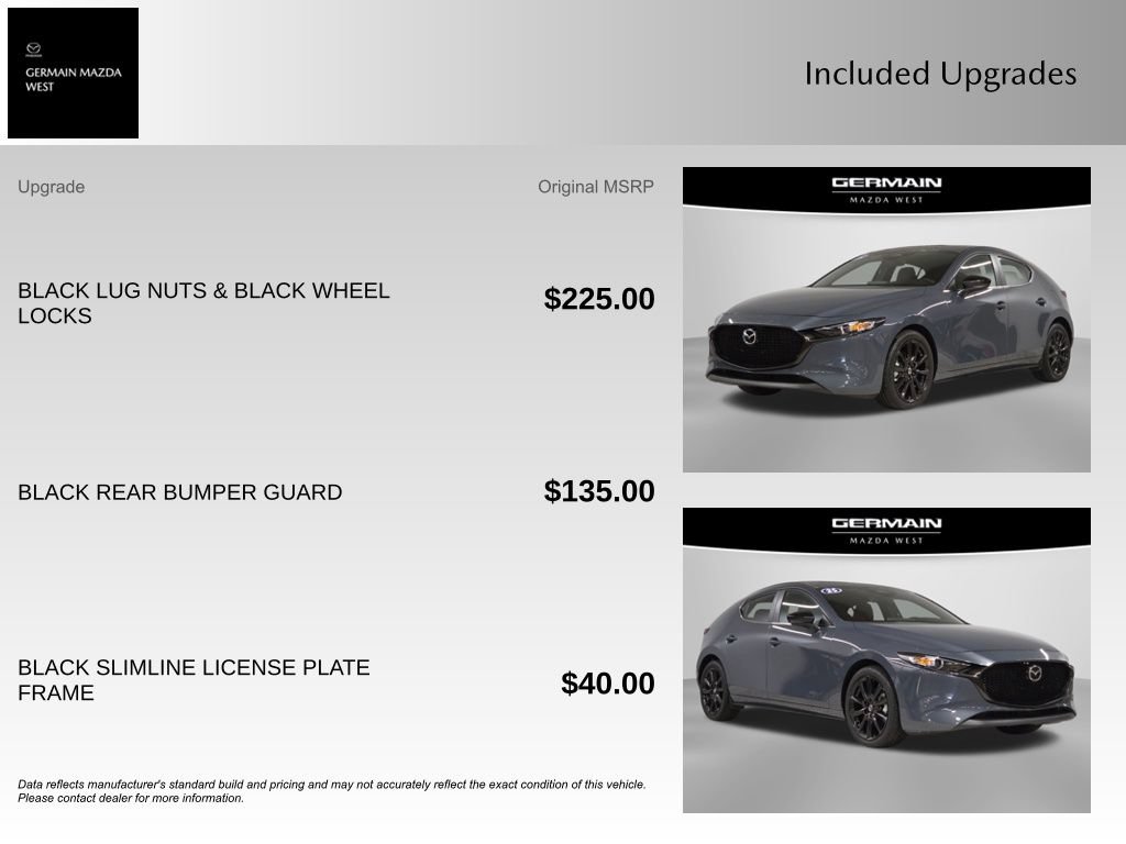 Certified 2025 MAZDA MAZDA3 Carbon AWD/4WD image 11
