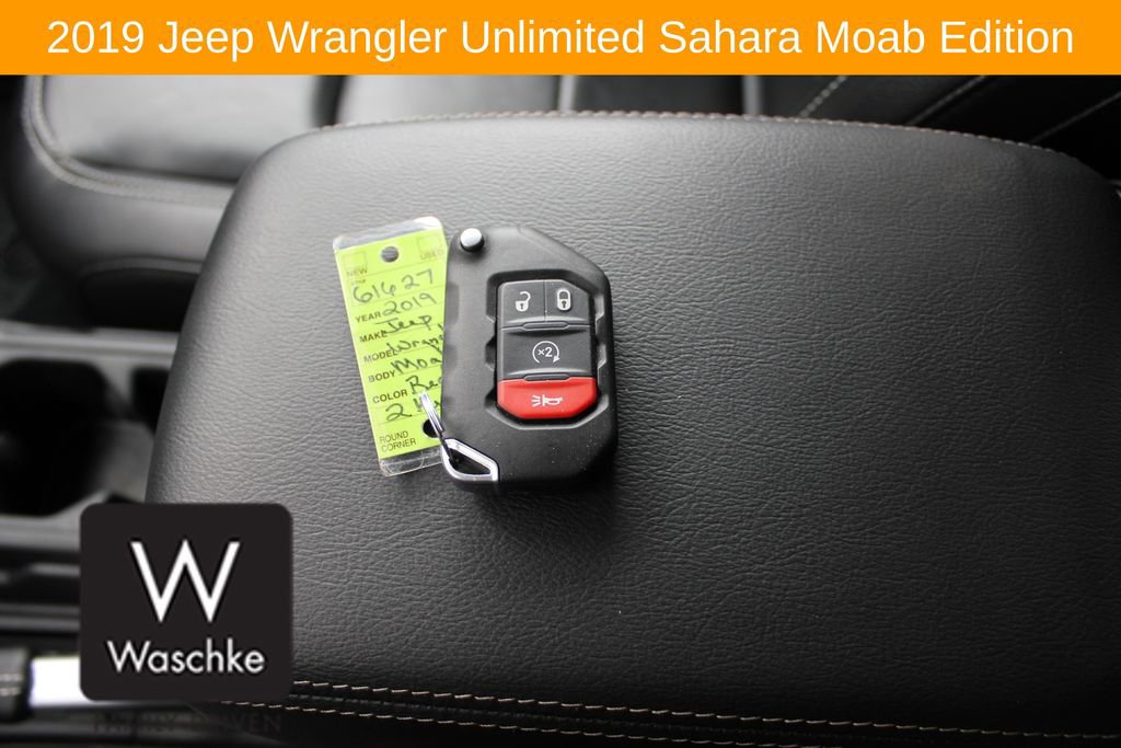 Used 2019 Jeep Wrangler Unlimited Sahara w/ Quick Order Package 24M Moab image 29