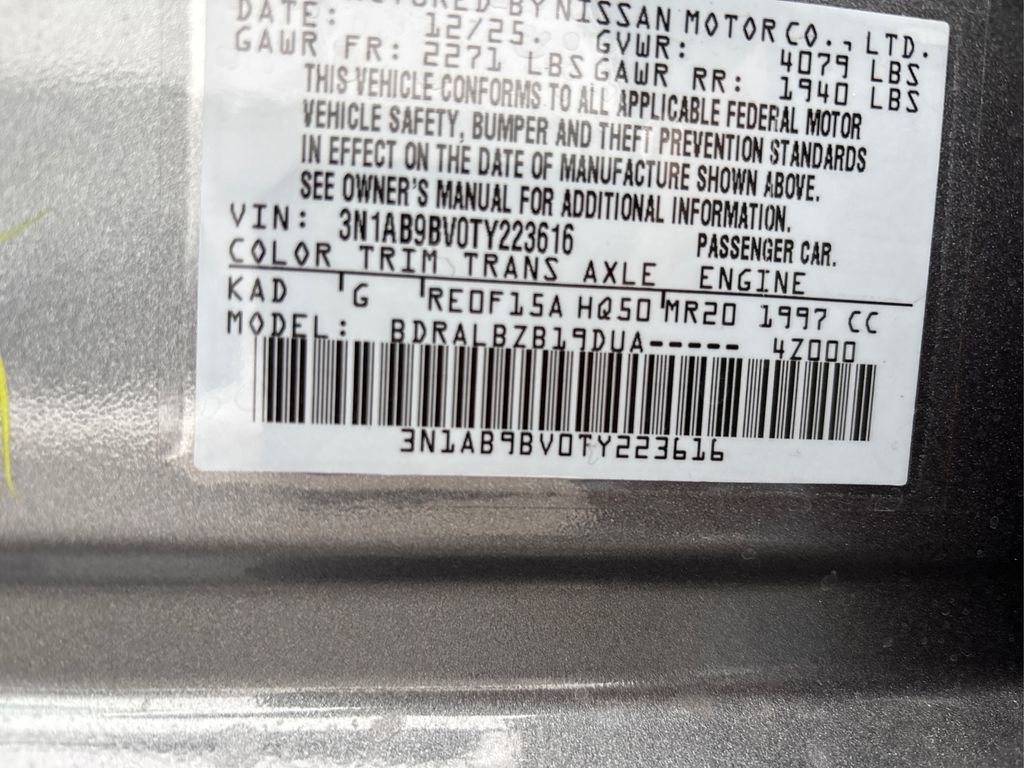 New 2026 Nissan Sentra S w/ Floor Mat Package image 12