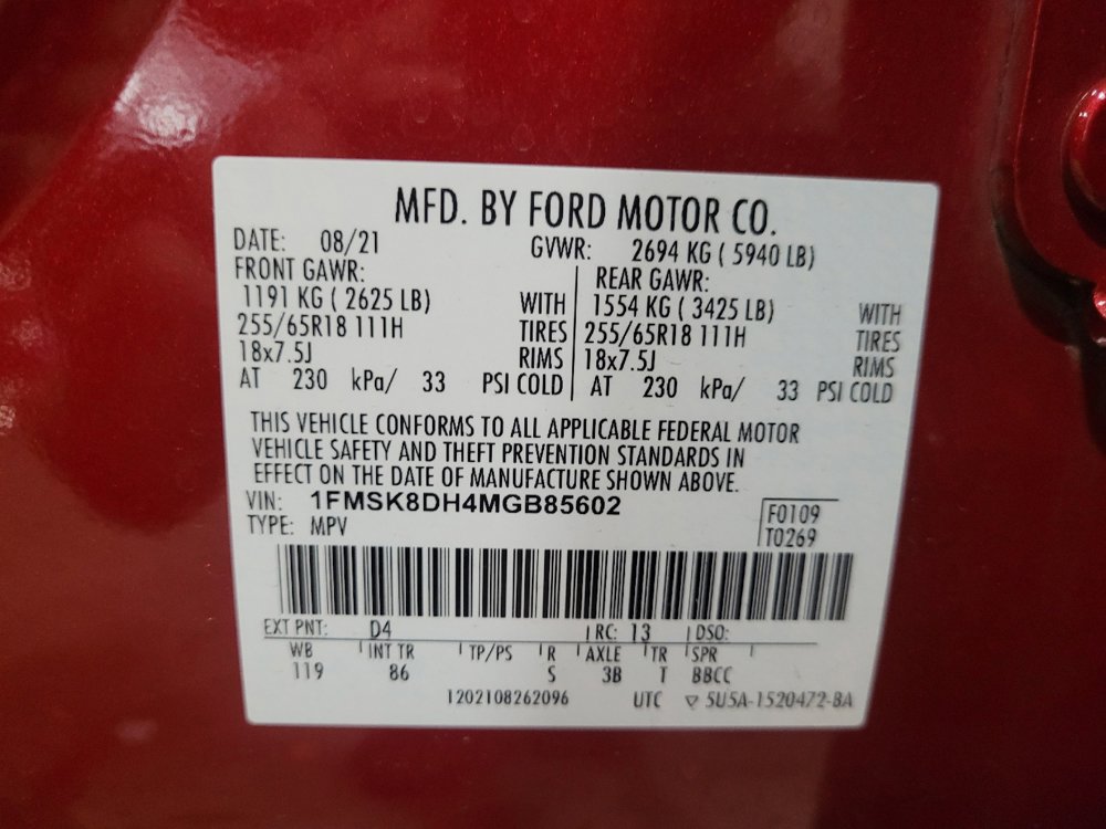 Used 2021 Ford Explorer XLT AWD/4WD image 33