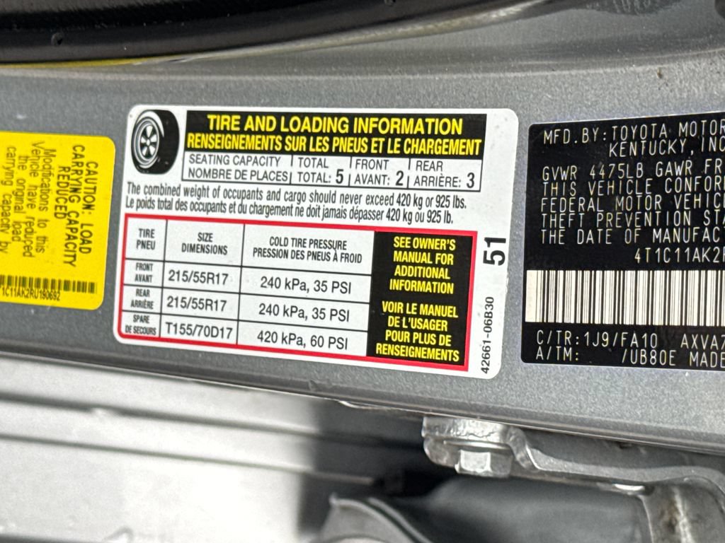 Used 2024 Toyota Camry LE FWD image 44
