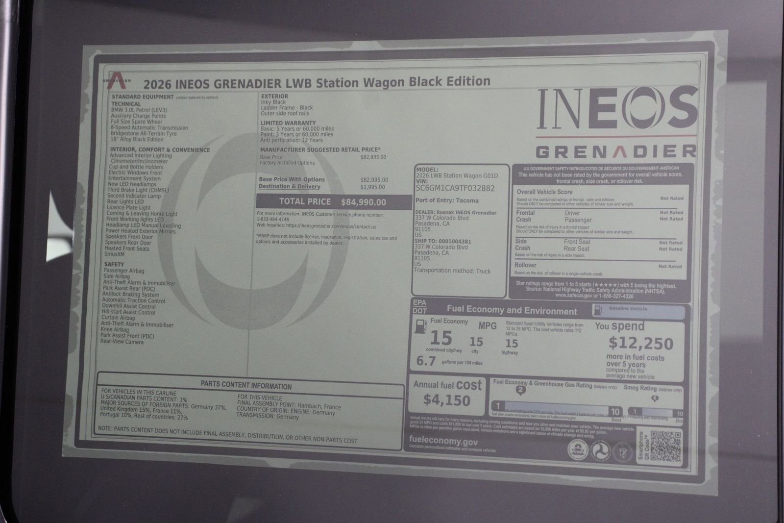 New 2026 INEOS Grenadier image 22