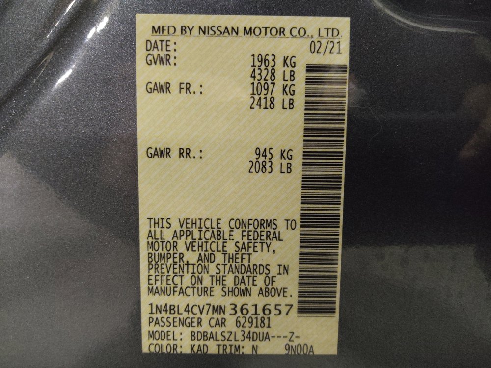 Used 2021 Nissan Altima 2.5 SR image 33