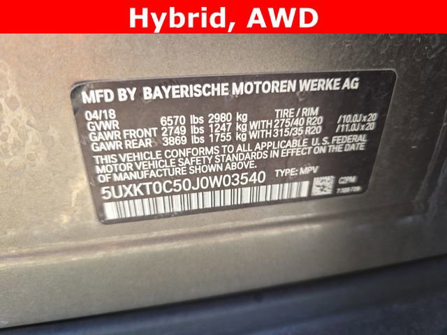 Used 2018 BMW X5 xDrive40e w/ Premium Package image 36