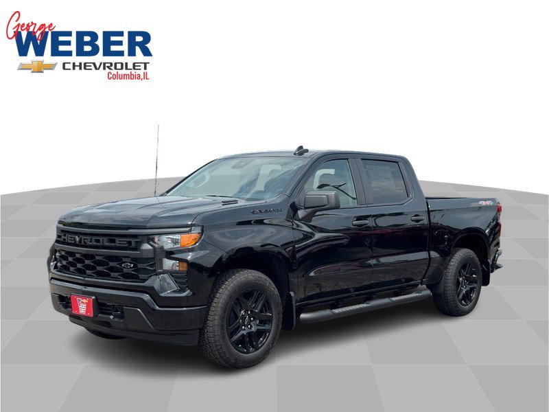 New 2026 Chevrolet Silverado 1500 Custom w/ Turbomax Blackout Package