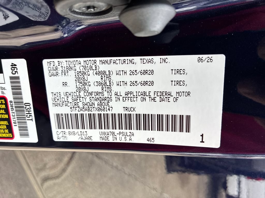 New 2026 Toyota Tundra Limited RWD image 57