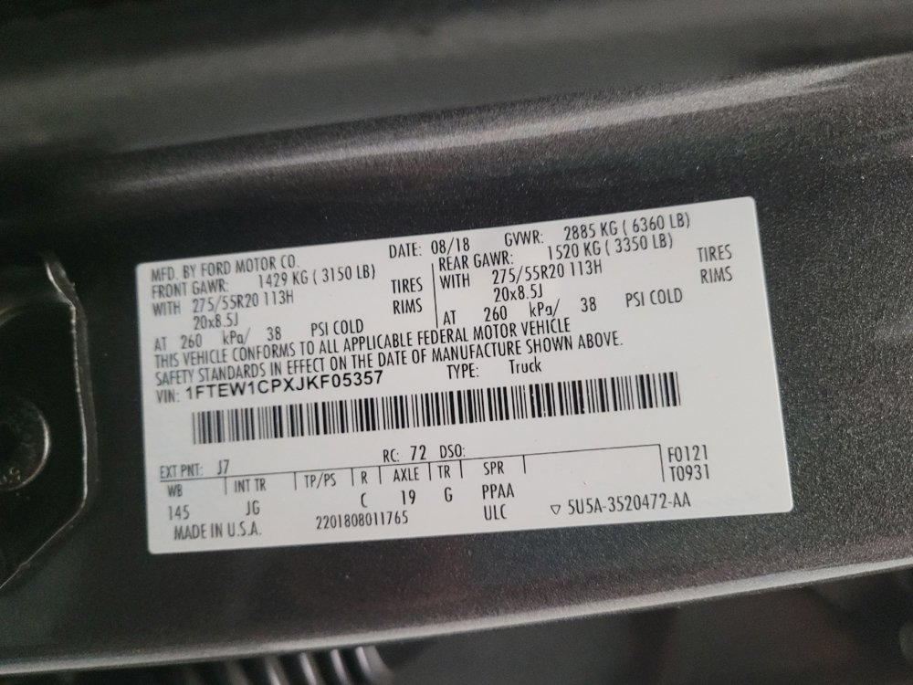 Used 2018 Ford F150 XL w/ Equipment Group 101A Mid RWD image 33