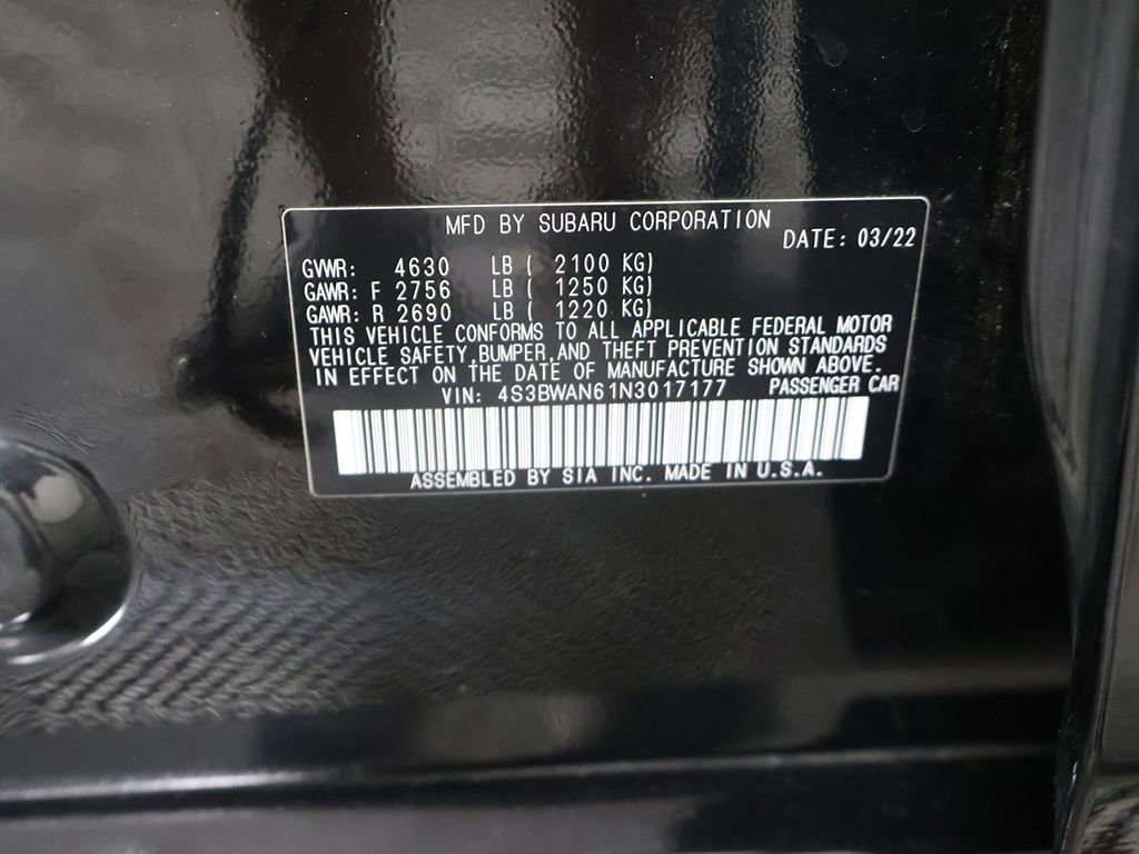 Used 2022 Subaru Legacy Limited AWD/4WD image 66