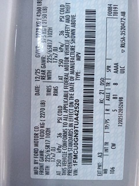 New 2026 Ford Escape Active w/ Tech Pack #1 FWD image 35