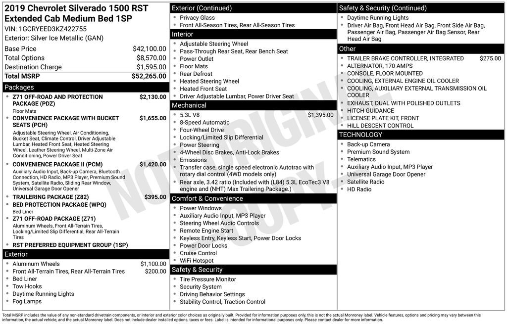 Used 2019 Chevrolet Silverado 1500 RST image 4