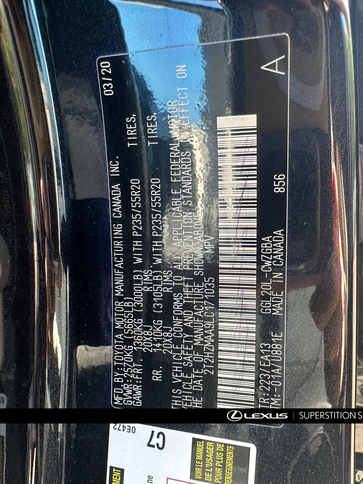 Used 2020 Lexus RX 350 FWD w/ Premium Package image 31