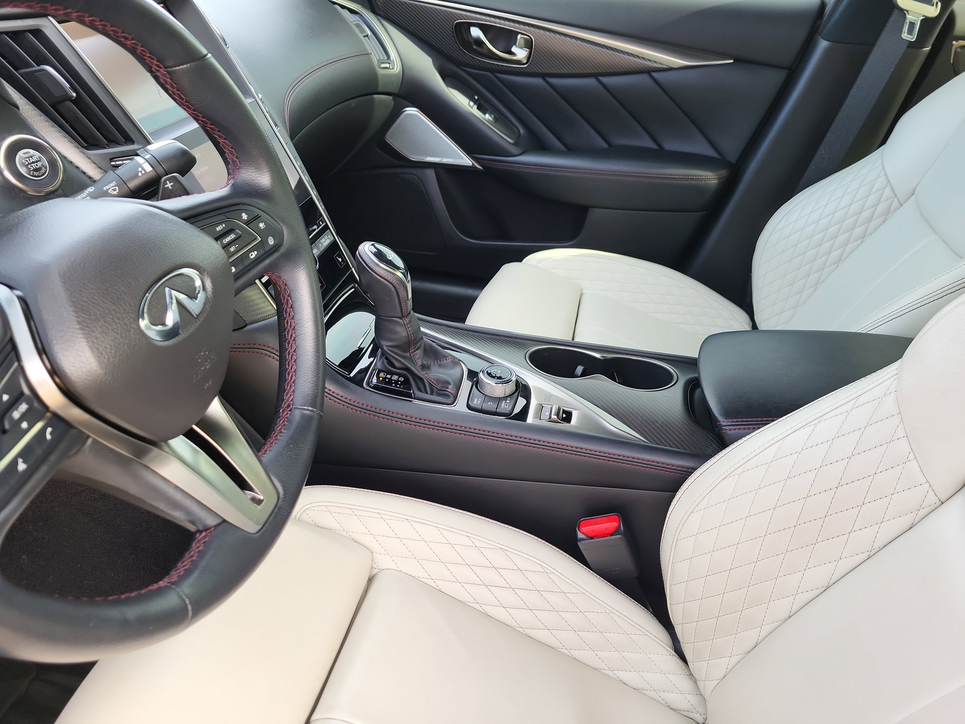 Used 2021 INFINITI Q50 Red Sport 400 w/ Proactive Package image 7