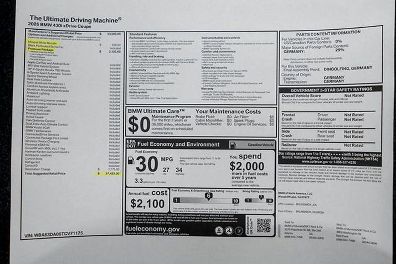 Used 2026 BMW 430i xDrive Coupe image 44