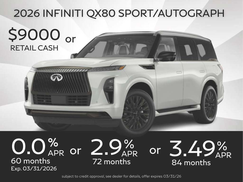 New 2026 INFINITI QX80 Autograph w/ Premium Cargo Package image 2