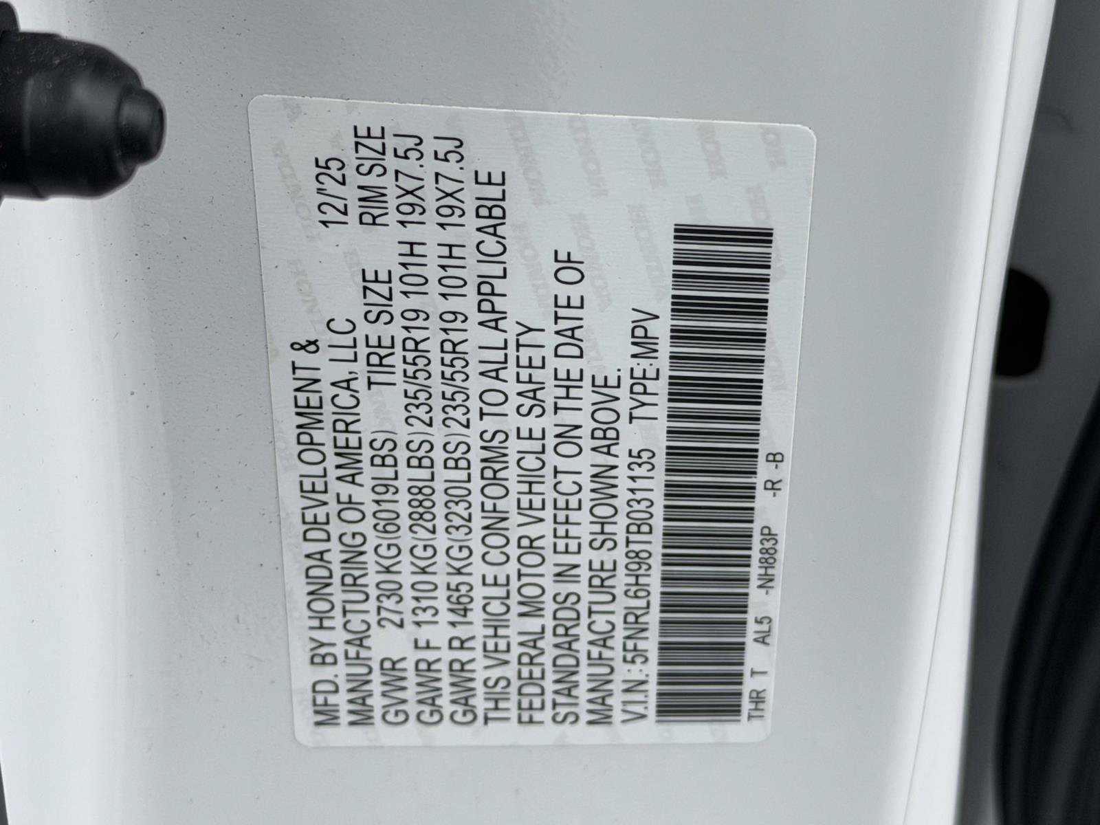 Certified 2026 Honda Odyssey Elite image 20