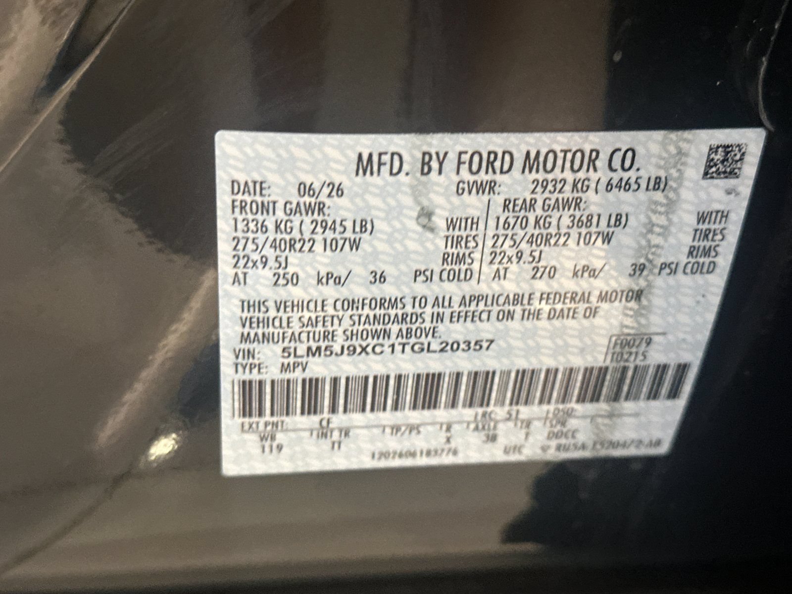 New 2026 Lincoln Aviator Black Label AWD/4WD image 25