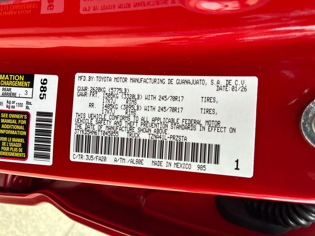 New 2026 Toyota Tacoma SR image 47