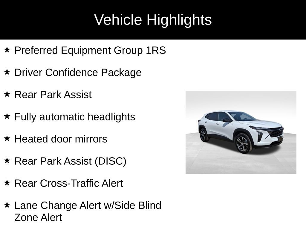 Used 2024 Chevrolet Trax RS w/ Driver Confidence Package image 2
