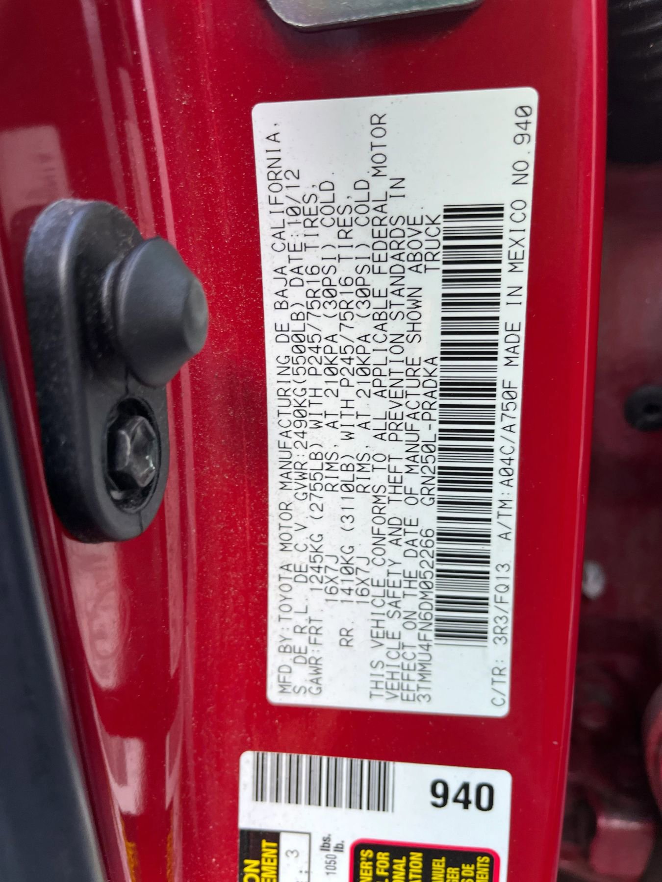 Used 2013 Toyota Tacoma 4x4 Double Cab image 38