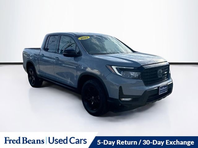 Certified 2022 Honda Ridgeline Black Edition