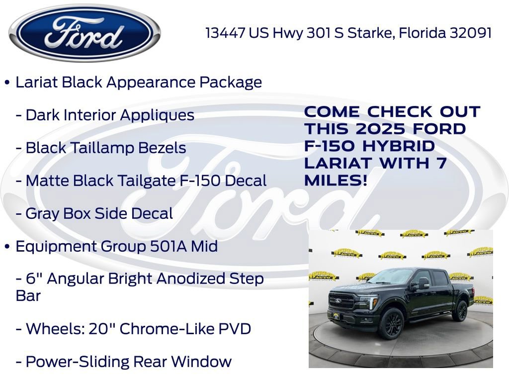New 2025 Ford F150 Lariat w/ Equipment Group 501A Mid image 20