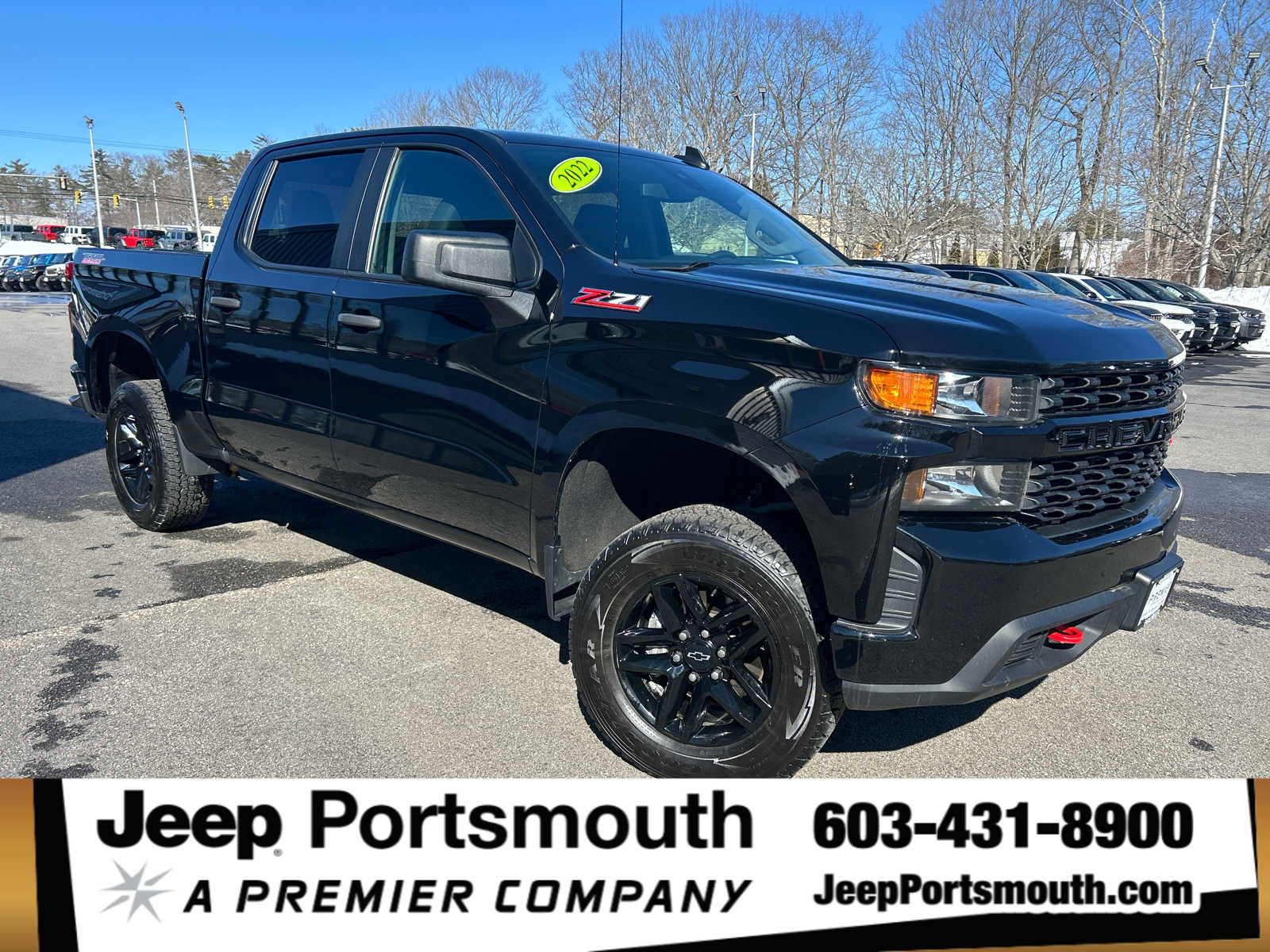 Used 2022 Chevrolet Silverado 1500 Custom Trail Boss w/ Midnight Edition image 1